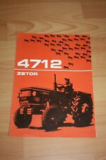org. Arkusz reklamowy ,Zetor 4712, używany na sprzedaż  Wysyłka do Poland