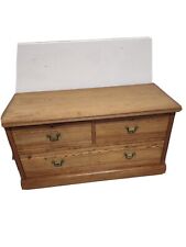 Pitch pine chest for sale  LUTTERWORTH