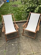 Wooden deck chairs for sale  LONDON