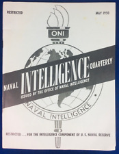 Revista Inteligência Naval Restrita 1950 URSS Marinha Canadense União Soviética comprar usado  Enviando para Brazil