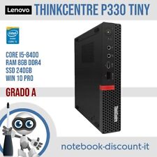 Mini PC Lenovo ThinkCentre P330 Tiny Core i5-8400 Ram 8gb SSD 240gb Win 10 na sprzedaż  Wysyłka do Poland