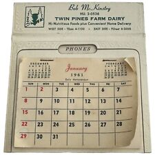 Vtg calendar 1961 for sale  Dearborn Heights