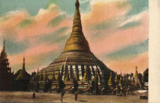 Cartão postal missão italiana Birmânia, Rangum, O Grande Pagode Budista (década de 1910) comprar usado  Enviando para Brazil