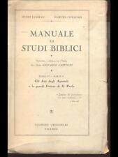 Manuale studi biblici usato  Italia
