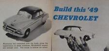 Chevrolet Styline 1949 o Fleetline planos prácticos a escala de 10 1/2 segunda mano  Embacar hacia Argentina