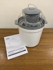 800ML Ice-Cream & Sorbet Maker w/ Mixing Paddle Removable Freezer Bowl White 12W for sale  Shipping to South Africa