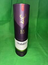 Glenfiddich Scotch Whisky Unique Solera Reserve Aged  15 Years Cannister Empty for sale  Shipping to South Africa