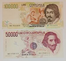 Banconote 100000 caravaggio usato  Italia