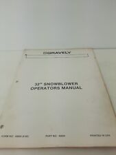 Gravely snow blower for sale  Harborcreek