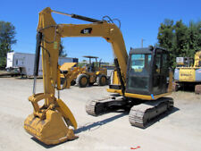 Caterpillar 308E Hydraulic Mini Excavator Trackhoe Cab Thumb Steel Track bidadoo for sale  Kent