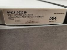 Fa. Ostermann 150m/95m/75m/50m/25mABS Kante. Eiche Weiss  2 mm x 23 mm. ohne SK. comprar usado  Enviando para Brazil