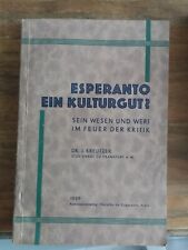 Esperanto kulturgut gebraucht kaufen  Ludwigsfelde