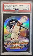 Used, 2023 Topps Cosmic Chrome Shohei Ohtani Launched Into Orbit PSA 9 MINT #2 for sale  Shipping to South Africa