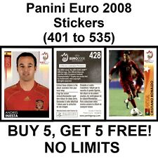 Panini Euro 2008 (401 a 535) **Selecione adesivos** comprar usado  Enviando para Brazil