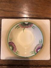 Royal Staffordshire Biarritz handpainted deco dessert bowl flower pattern for sale  Shipping to South Africa