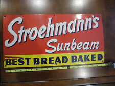 Stroehmann's Sunbeam Bread Vintage Advertising Sign for sale  Shipping to South Africa