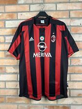 Camisa de futebol AC MILAN 2003-2004 casa Meriva Adidas tamanho GG comprar usado  Enviando para Brazil