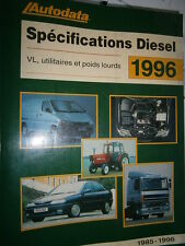 Livre spécifications diesel d'occasion  Bonneval