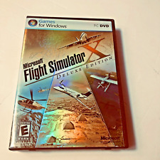 Jogo de DVD Microsoft Flight Simulator X Deluxe Edition PC. Completo com 2 discos. comprar usado  Enviando para Brazil