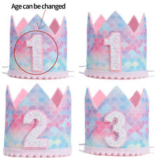 Tiara de bebê infantil chapéu coroa fofo headwear sereia tiara 1º suprimentos extravagante comprar usado  Enviando para Brazil