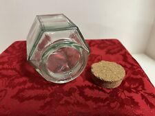 Hexagon glass jar for sale  Torrington