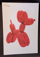 BALLOON DOG POSTER PRINT - JEFF KOONS  (POSTER IS A COPY AND IN GOOD CONDITION) for sale  Shipping to South Africa