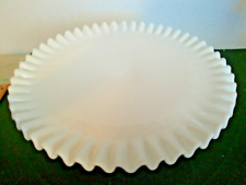 vintage cake glass milk plate for sale  Camp Verde