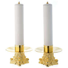 Coppia portacandele candele usato  Italia