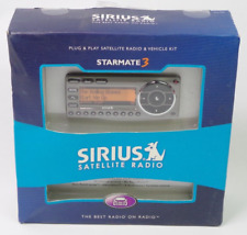 Receptor de radio por satélite portátil Sirius Starmate 3 y kit de vehículo para automóvil NUEVO segunda mano  Embacar hacia Argentina