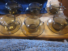Vintage arcoroc smoked for sale  ORKNEY