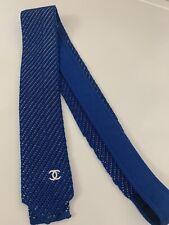 Chanel cravatta blu usato  Italia