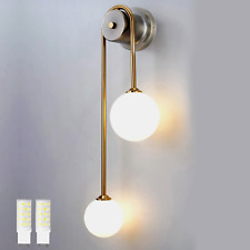 Golden wall lamp for sale  Clinton