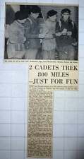 1960 Cadets Trek 800 Miles Edward Moore Mitcham David Roberts Peter Fagg comprar usado  Enviando para Brazil