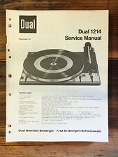 Dual model 1214 for sale  Shipping to Canada