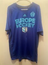 Camiseta masculina XXL azul Ultimate Copa do Mundo de Hóquei (2016) Team Europe, usado comprar usado  Enviando para Brazil