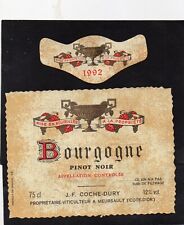 Bourgogne etiquette collerette d'occasion  Vendays-Montalivet