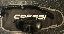 Cressi Swimming Diving Face Scuba Mask Snorkel Set Adult Dive Equipment Goggles, used for sale  Shipping to South Africa