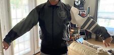 Vintage LA Raiders Men's Black Leather Varsity Jacket - Size L 44 for sale  Slidell