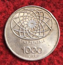 1000 lire argento roma usato  Vercelli