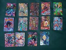 Tarjetas de héroes de Super Dragon Ball-japonesas (Goku, Vegeta, Gotenks, Broly, Gogeta) segunda mano  Embacar hacia Argentina