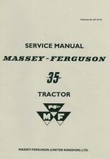 Trator Massey Ferguson 35 manual de oficina - FE35 MF35 MF35X 23C 3A-152 comprar usado  Enviando para Brazil