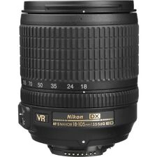 (Caja abierta) Lente Nikon AF-S DX 18-105 mm f/3,5-5,6 G ED VR zoom montaje en F #2 segunda mano  Embacar hacia Argentina