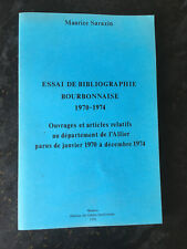 Bibliographie bourbonnaise 197 d'occasion  Clermont-Ferrand-
