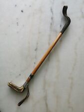 Antique 1865 Silver Hallmarked Collared Swaine & Adeney Riding Crop for sale  Shipping to South Africa