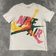 Usado, Camiseta Nike Air Jordan masculina L branca pulôver jumpman manga curta CT6751-101 comprar usado  Enviando para Brazil