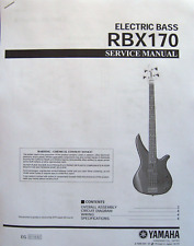Manual de serviço de baixo elétrico Yamaha RBX170 notas e lista de peças livreto. comprar usado  Enviando para Brazil