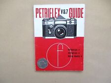 Petriflex guide manual for sale  WESTCLIFF-ON-SEA