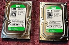 LOT OF 2 Western Digital 1.0 TB  3.5" WD GREEN DESKTOP HARD DRIVE SATA WD10EZRX for sale  Shipping to South Africa