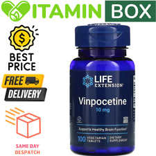 Life Extension Vinpocetin 10 mg - 100 pestañas vegetales | Memoria y soporte cerebral segunda mano  Embacar hacia Argentina