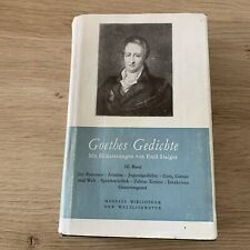 Goethes gedichte band gebraucht kaufen  Berlin